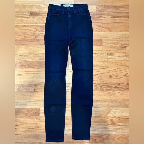 AYR The Hi-Rise Skinny Jaguar Legs Denim Jeans Blue Dark Wash Size 25 x 30 NWT - Picture 2 of 3